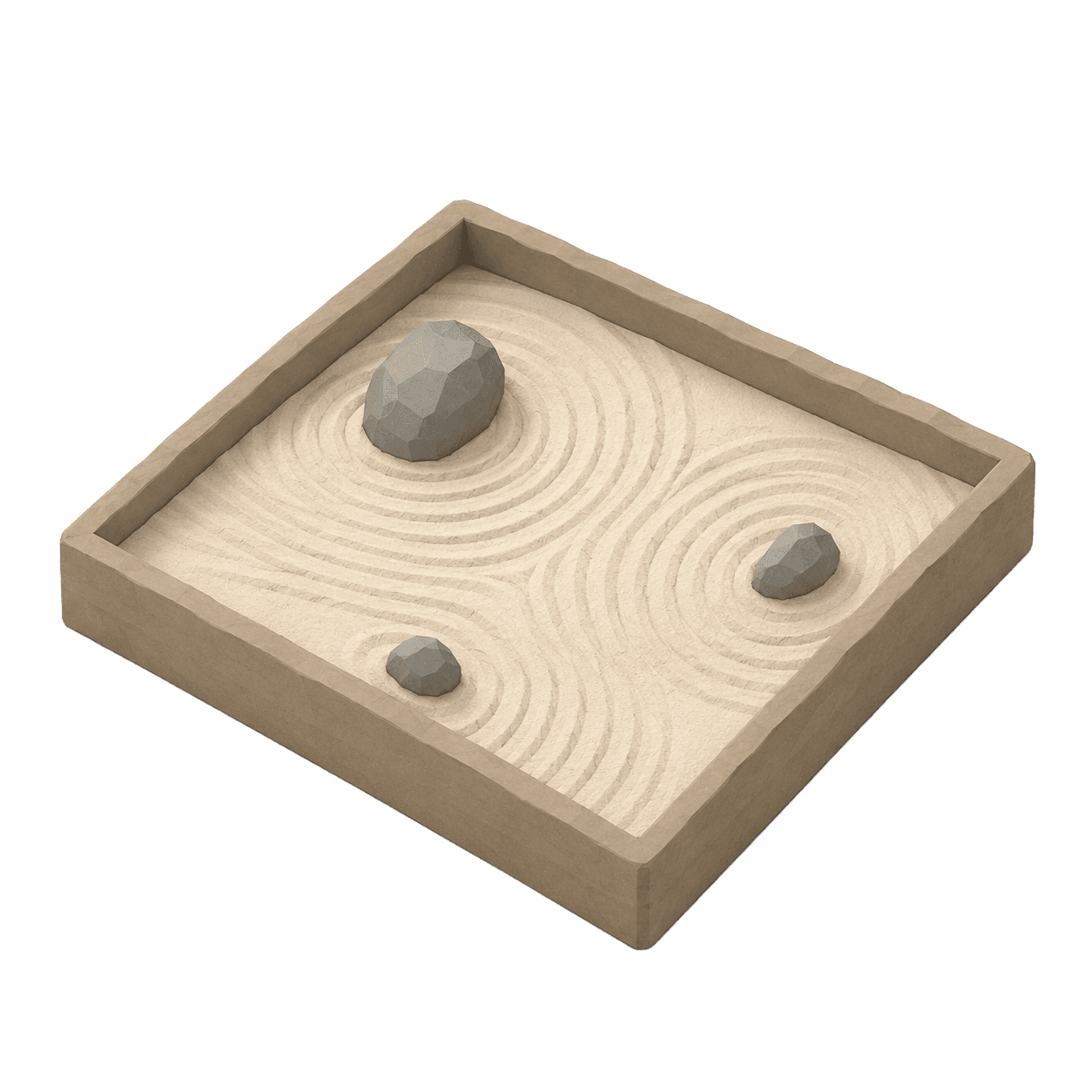 Zen Garden stage 1: A patch of soil